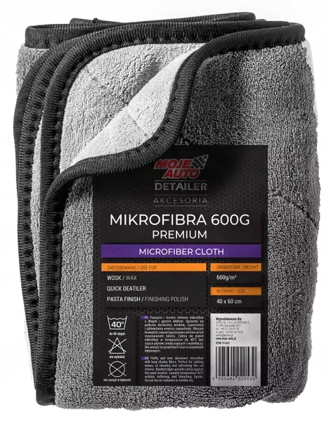

Moje Auto Detailer Mikrofibra Premium 600G 60X40CM