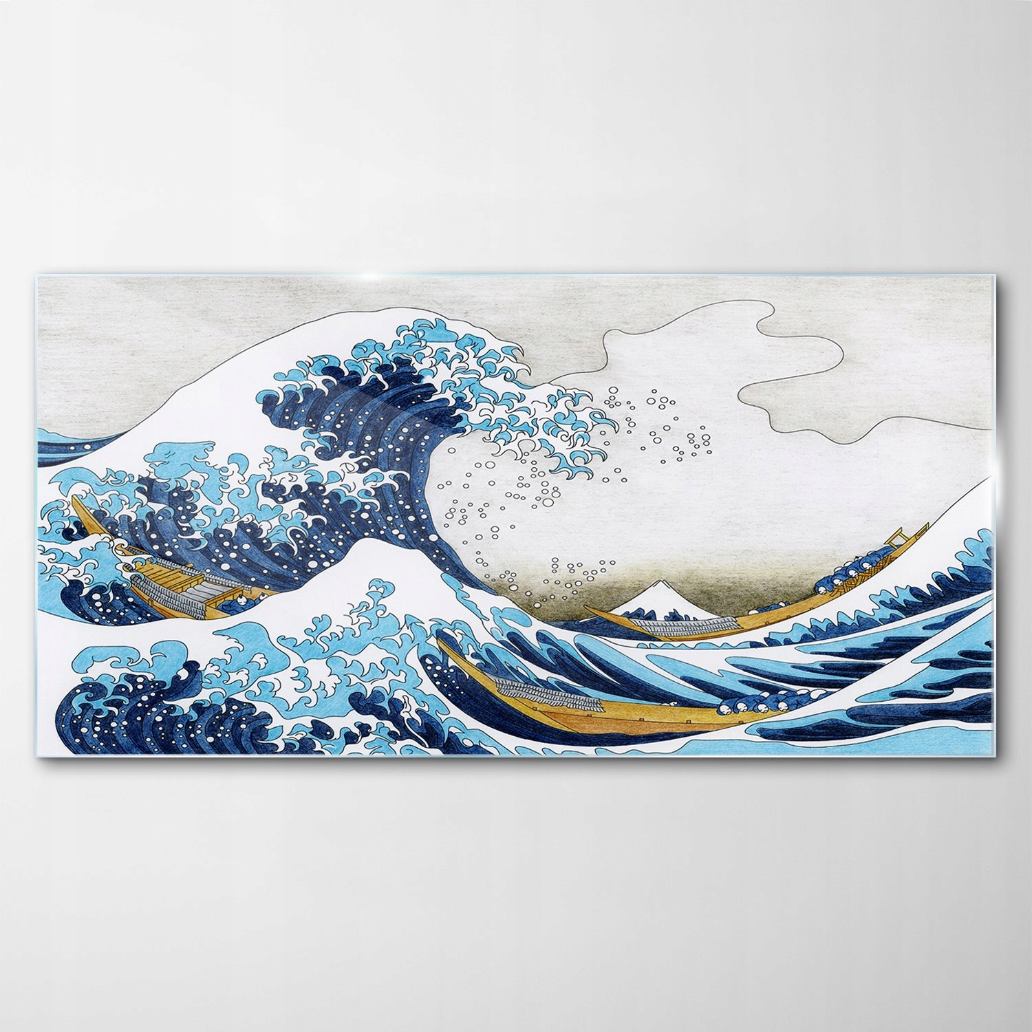 

Obraz na Szkle Dekor Wielka Fala Kanagawa 120x60