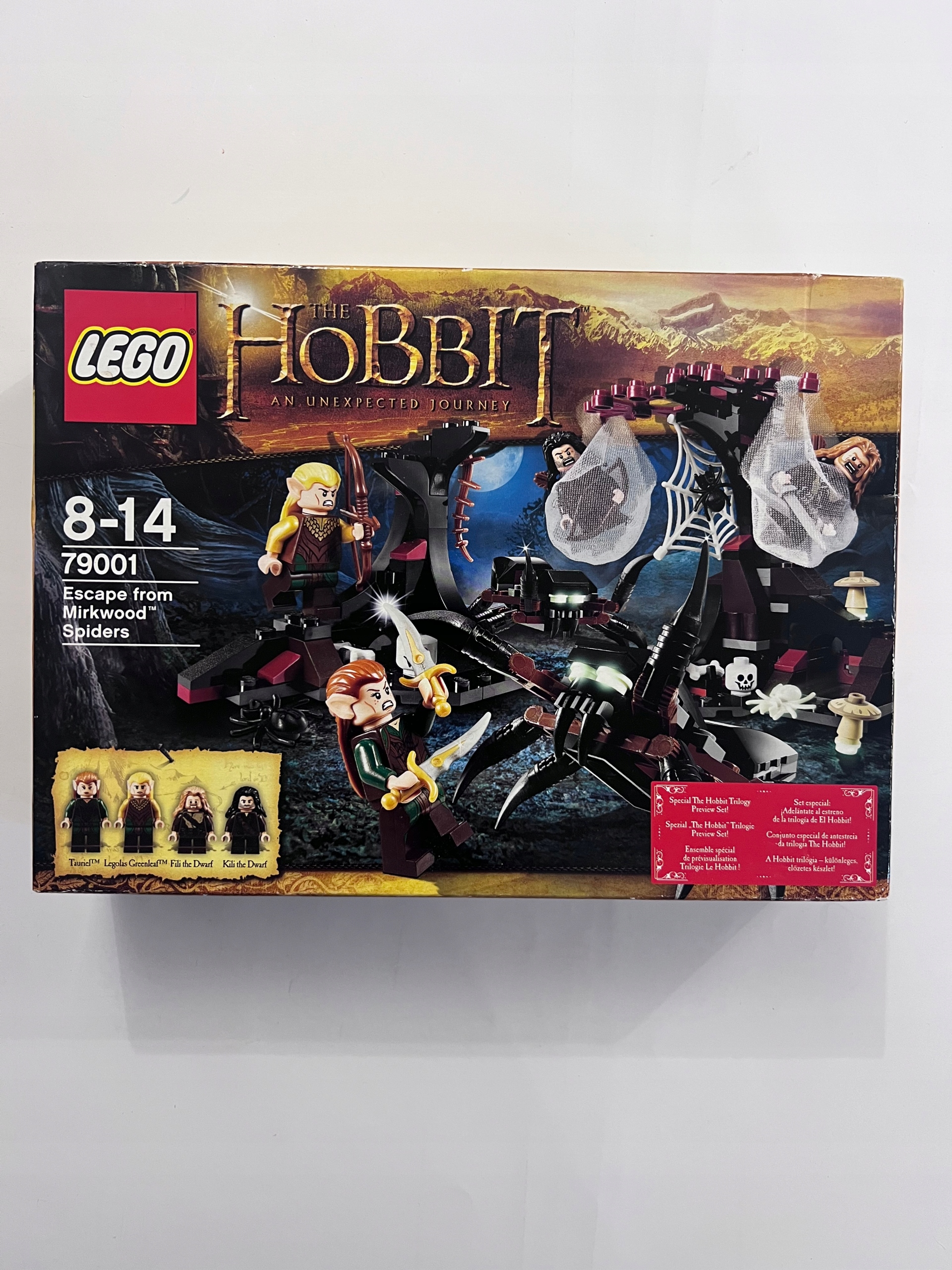 Lego 79001 Hobbit The Lord of the Rings Escape from Mirkwood Spiders