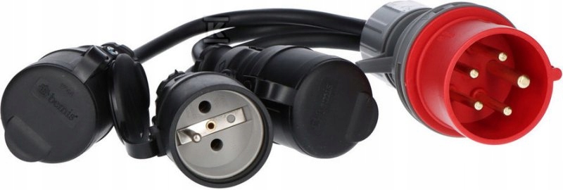 Redukce Karavan Zástrčka 16/5+3XGN.GUMA Opál