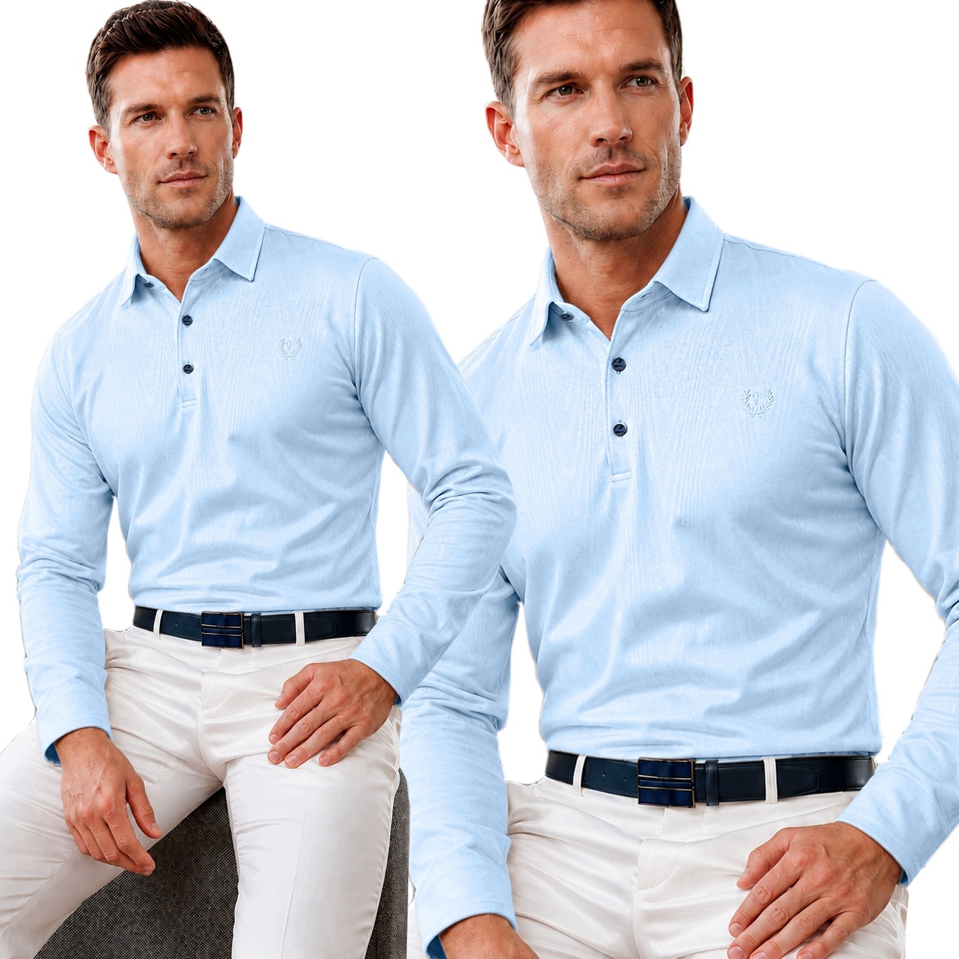 Tričko s dlouhým rukávem Polo Mikina Mondo Exclusive Casual