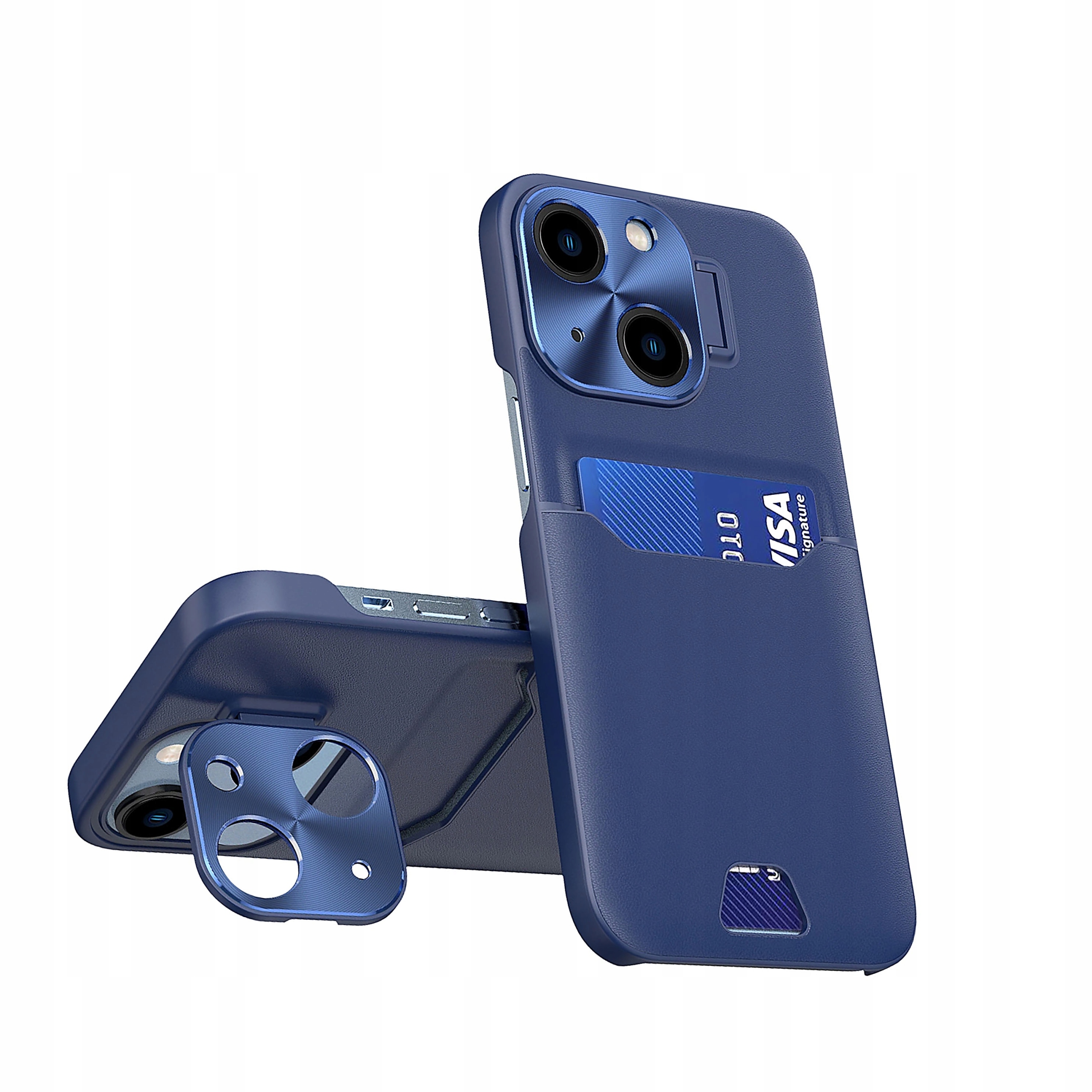 Leather Stand Case etui do iPhone 14 Plus pokrowiec portfel z podstawką