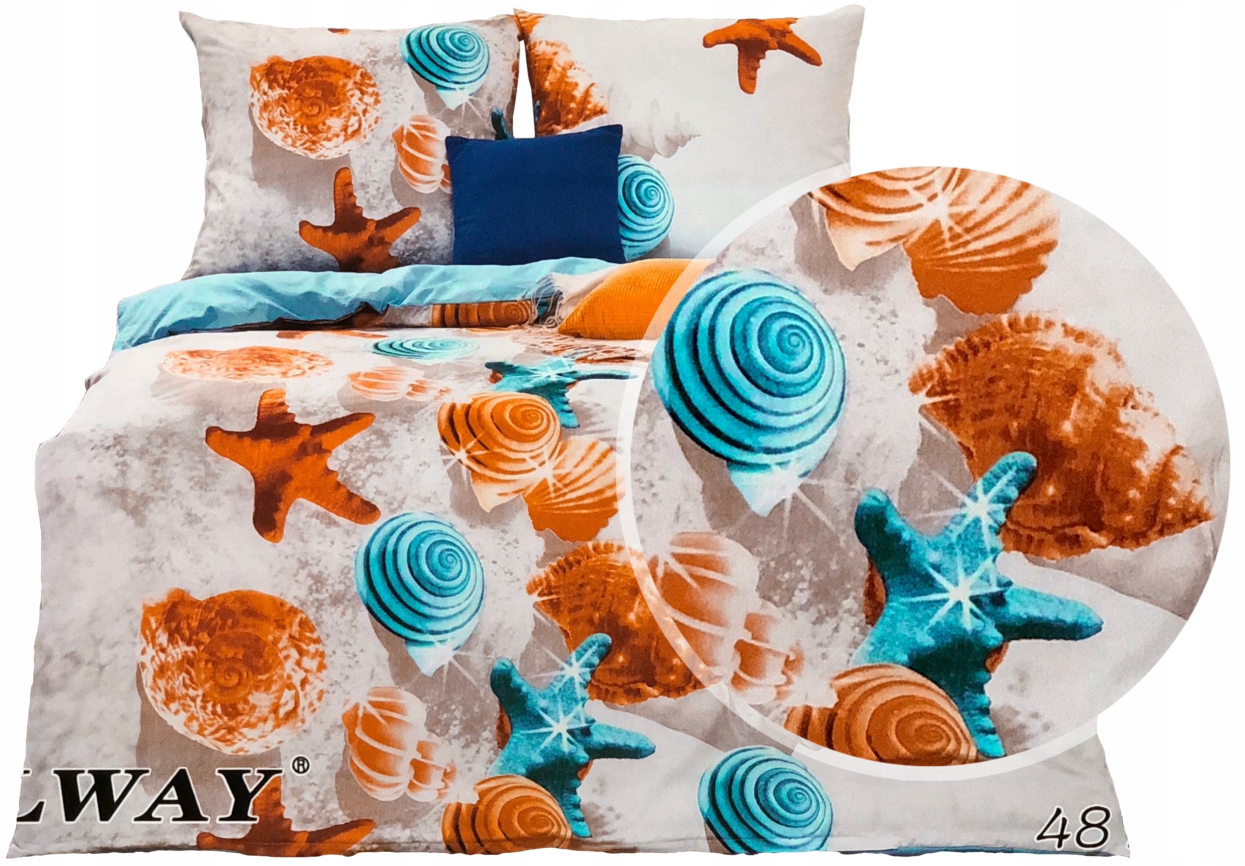 Pościel 160x200 Elway 100% Bawełna Komplet Pościeli Satynowej Nowe