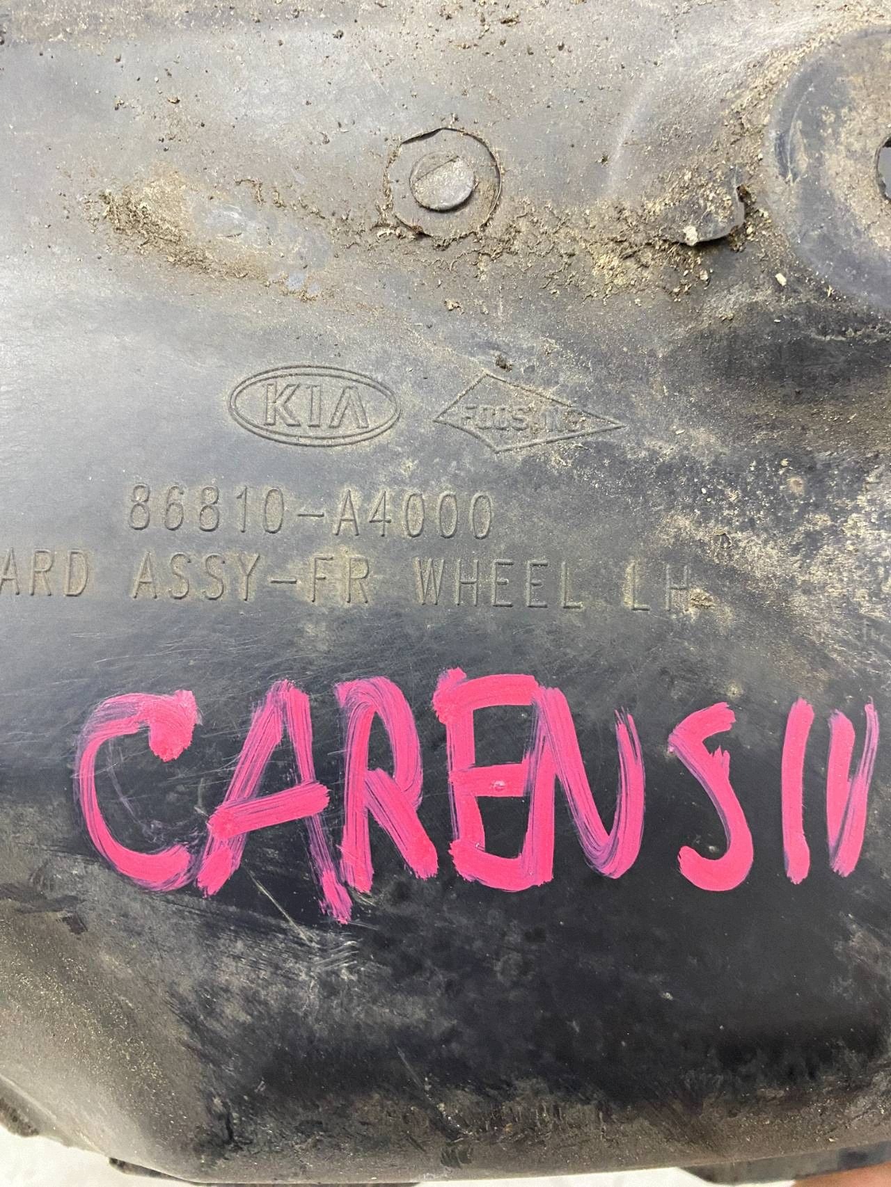 mudguard left front left front KIA CARENS IV 86810-A4000 (2013-2016)