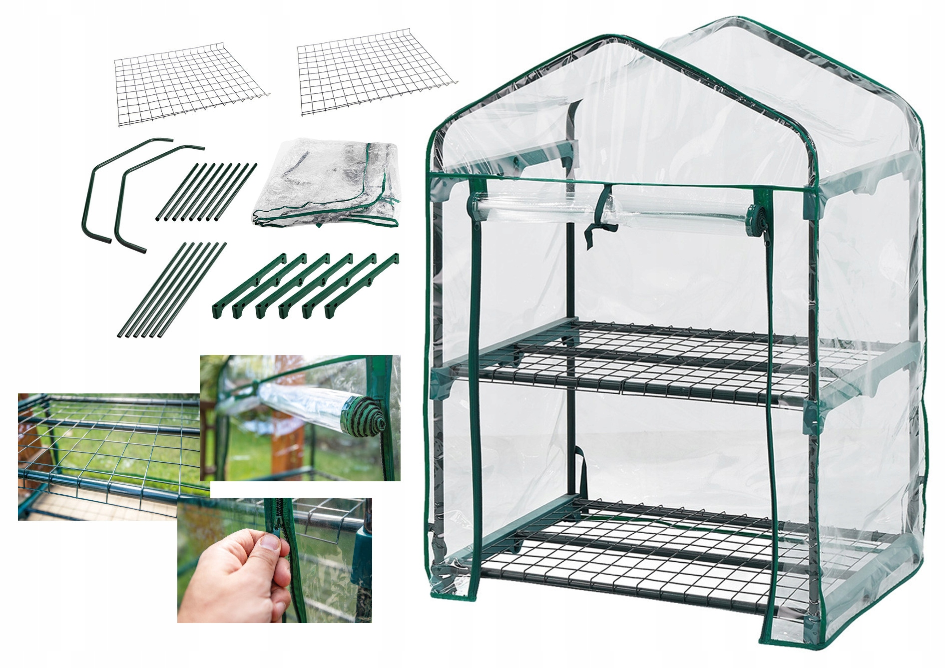 

Neo Folia mini Szklarnia Ogrodowa 69x49x95cm Tunel