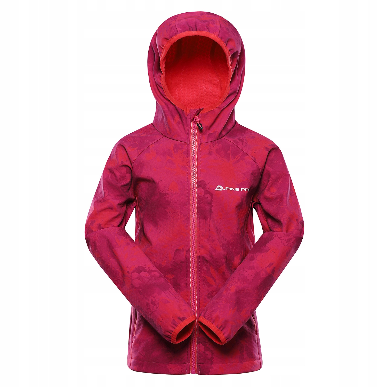 Softshell dziecięcy trekkingowy Alpine Pro Hooro 2 k.różowy r.152-158