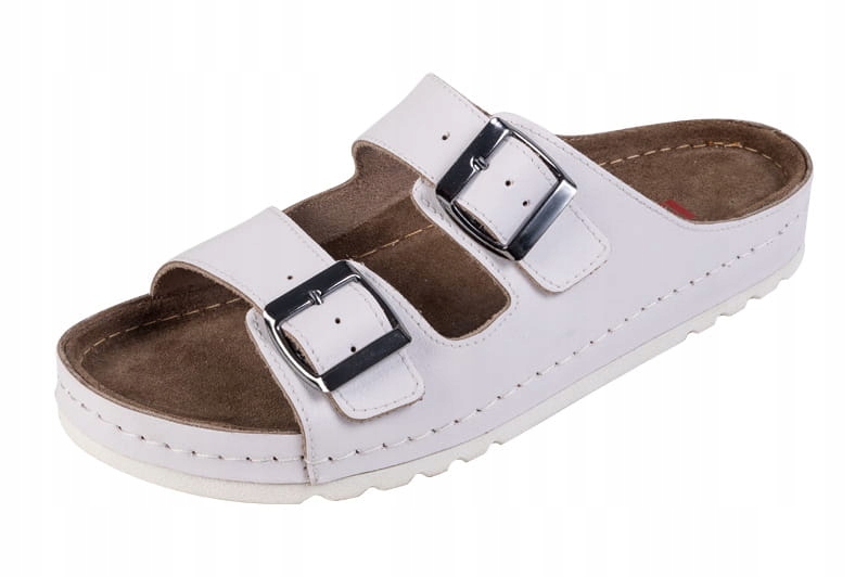 

Klapki medyczne zdrowotne Memory Buxa BZ110 biał38