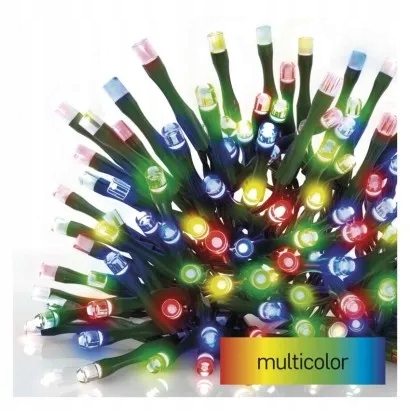 Emos D4AM04 180LED 18m MLC IP44 řetěz barevný, časovač (ZY0814)