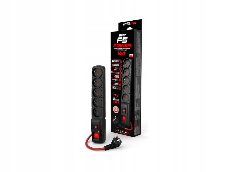 Listwa ACAR F5 Power (3 m) Czarny