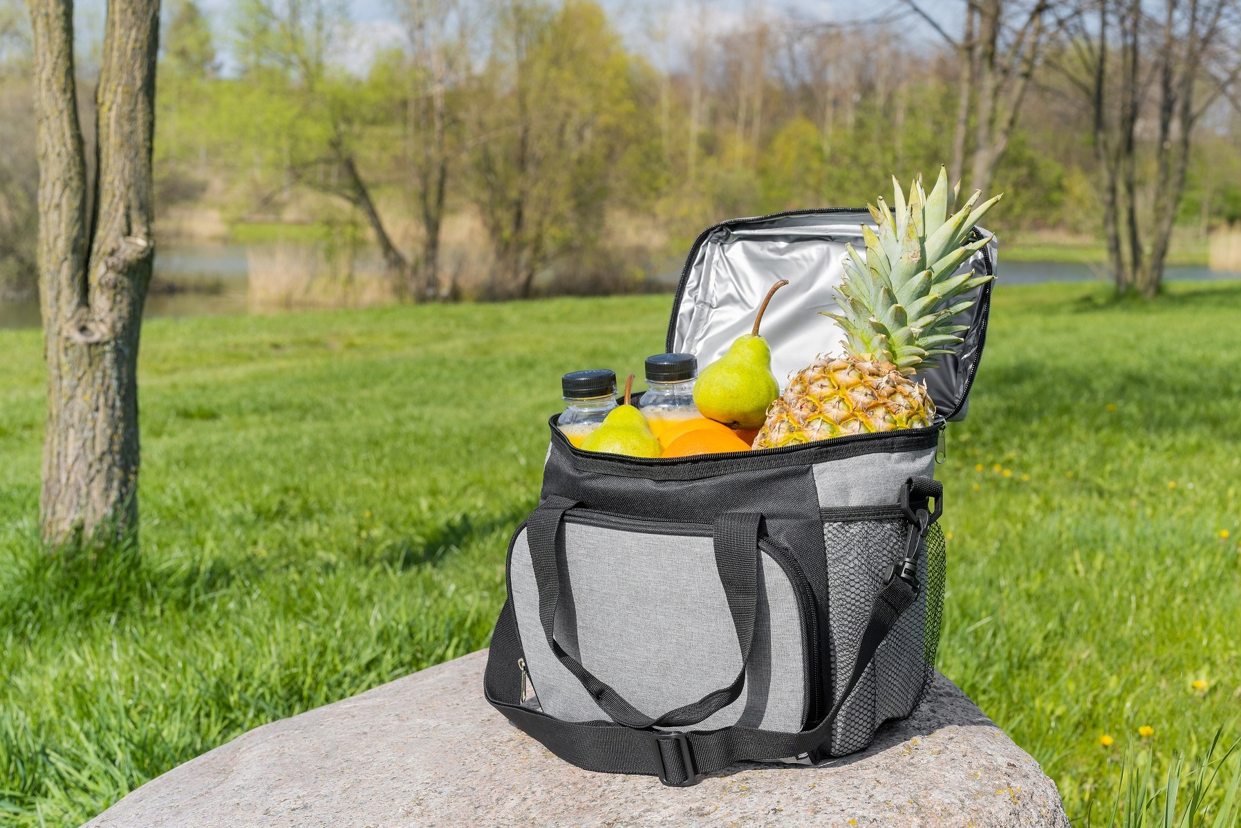 BARDZO POJEMNA TORBA TERMICZNA TERMOIZOLACYJNA NA OBIAD JEDZENIE PIKNIK Model LBB510