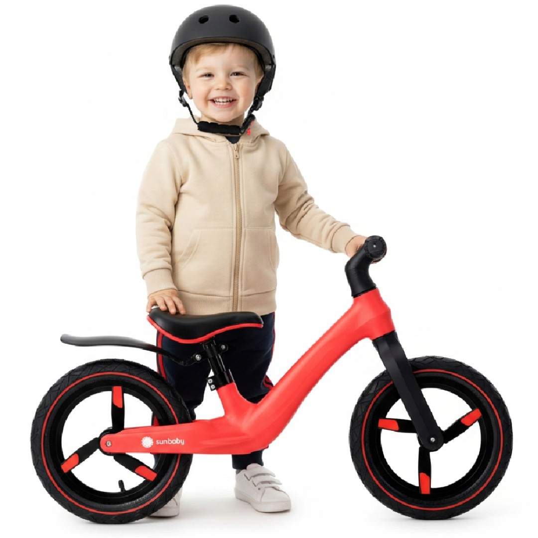 Rowerek biegowy dla dzieci Sport nylonowy Lekki Błotnik koła pompowane