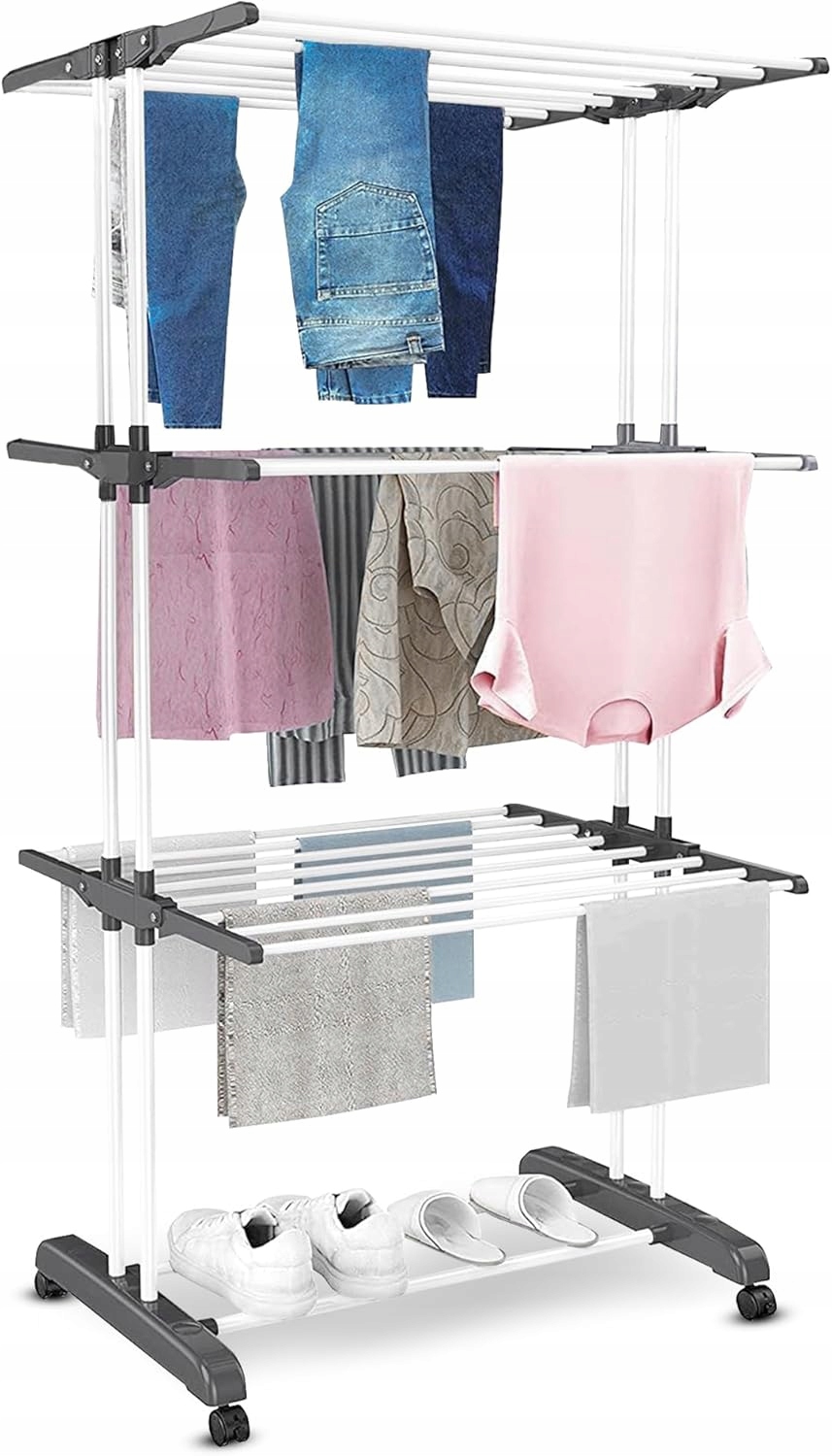 Levně Vonia Věž na prádlo na kolečkách