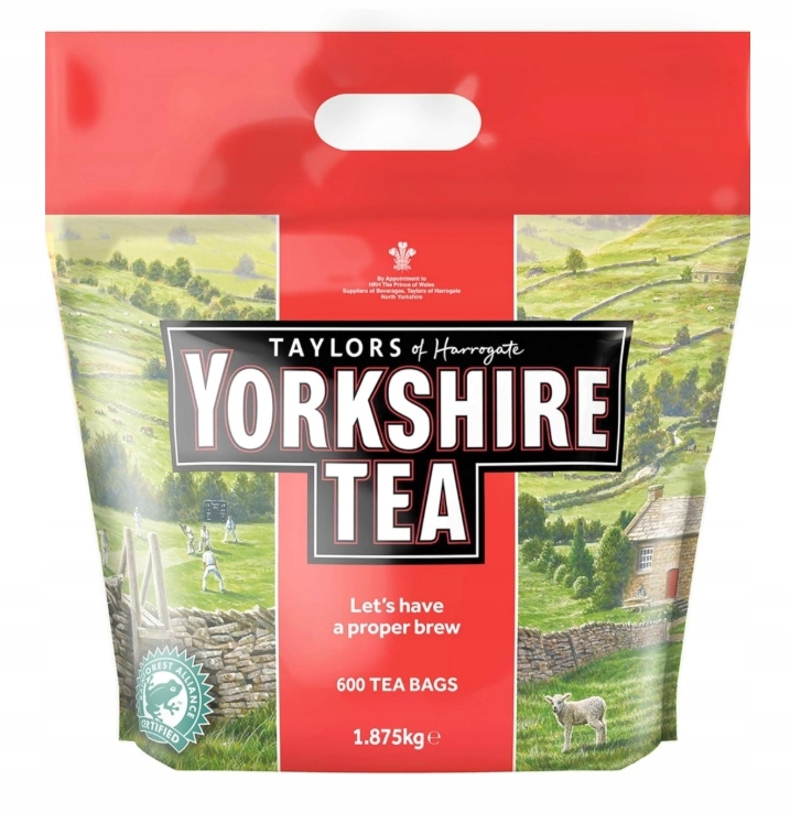 Herbata czarna ekspresowa Yorkshire Tea 1,875 kg 600 bags Angielska