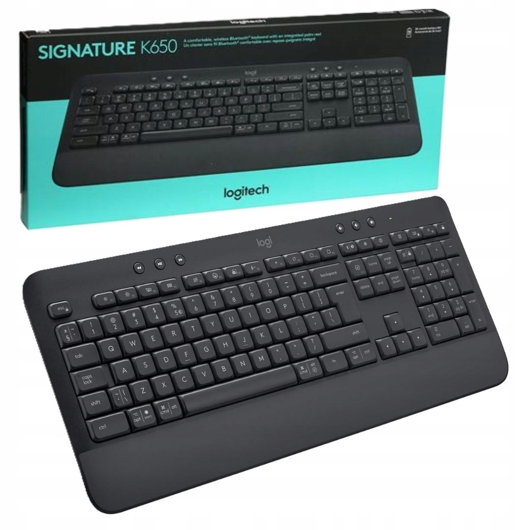 Bezdrátová klávesnice s vysílačem Logitech Signature K650 Us Qwerty
