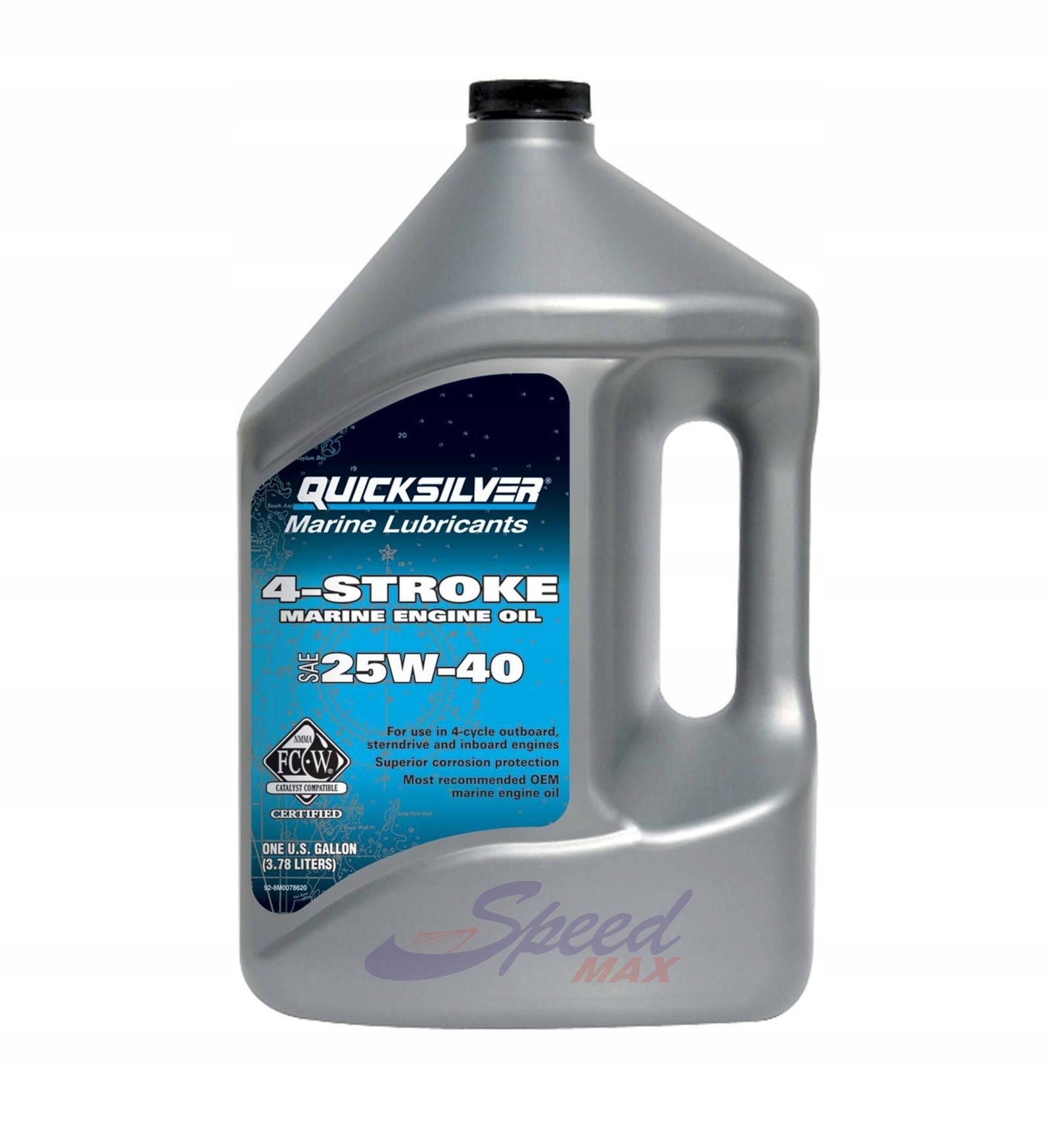 Olej Quicksilver 4-STROKE Marine Engine Oil Sae 25W-40 4 L 8M0086224