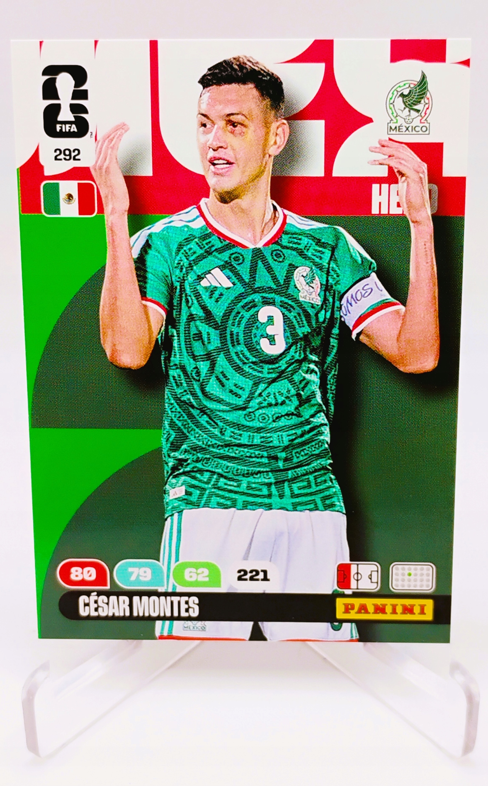 Panini World Cup 2026 Core Hero 292 Cesar Montes Meksyk