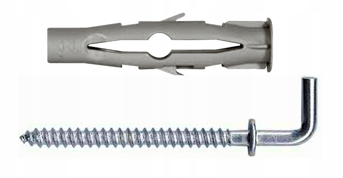 

Kołki rozporowe uniwersalne Hp 10x60 Hak Prosty