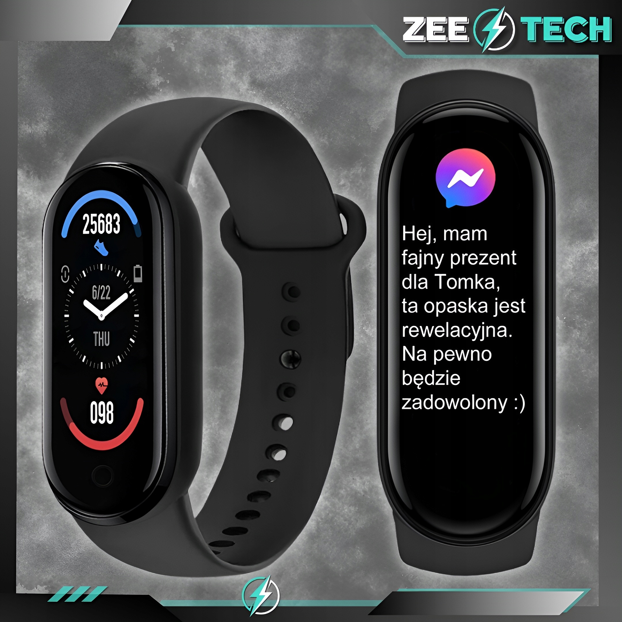 OKOSÓRA M7 FÉRFI KARÓRA NŐI SPORT KARPÁNT LÉPÉS PULZUS ÉRTESÍTÉSEK Súly 20 g