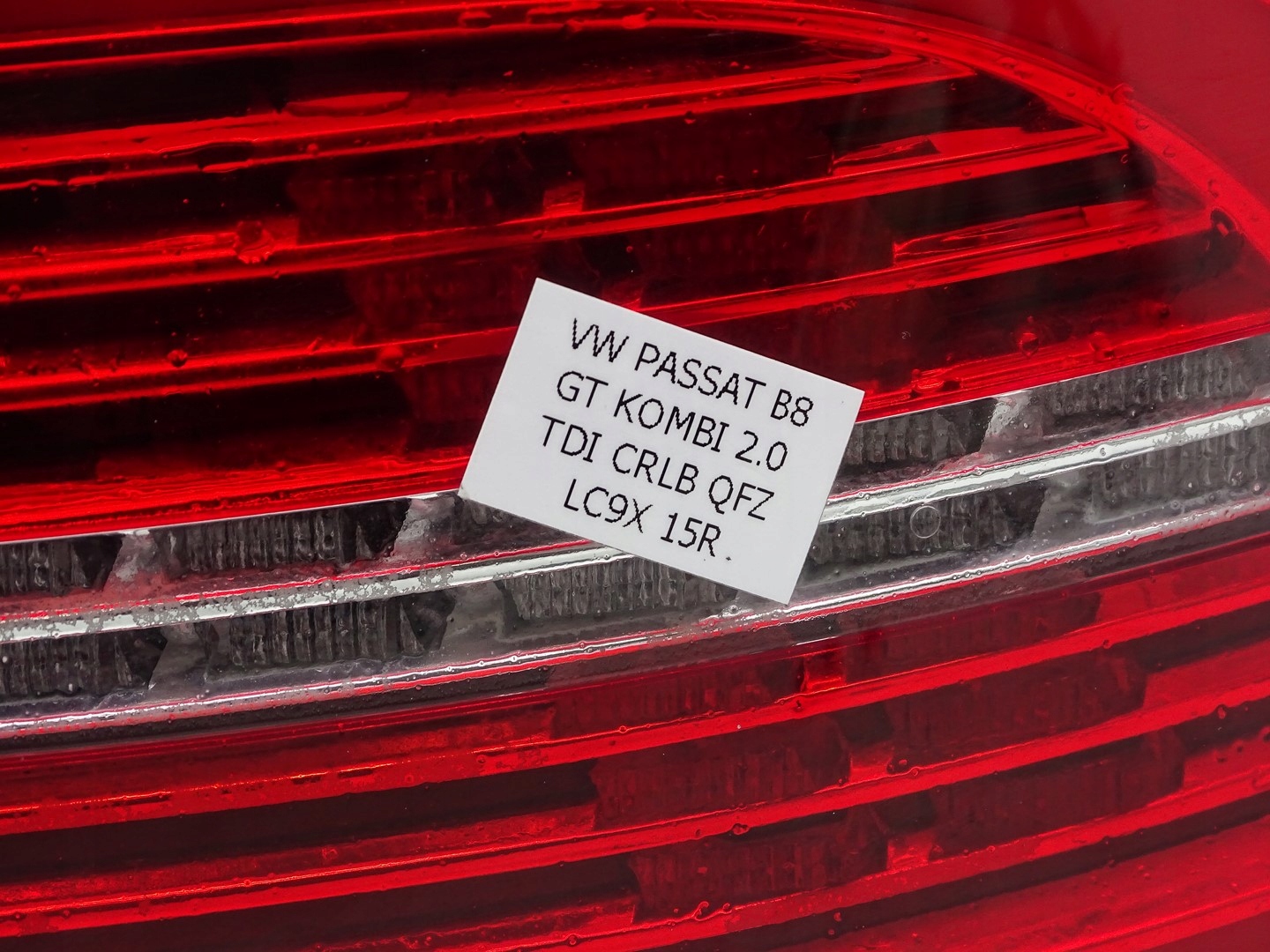 light left rear part left rear LED VW PASSAT B8 14- KOMBI VARIANT 3G9945208B