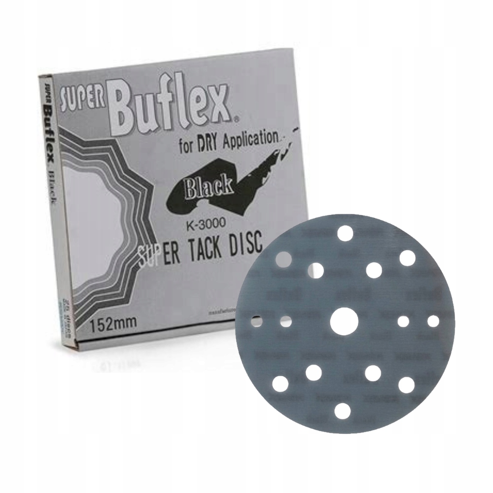 Kovax Buflex Dry Black Brúsny Disk P3000 pre brúsku 152 mm 10 kusov