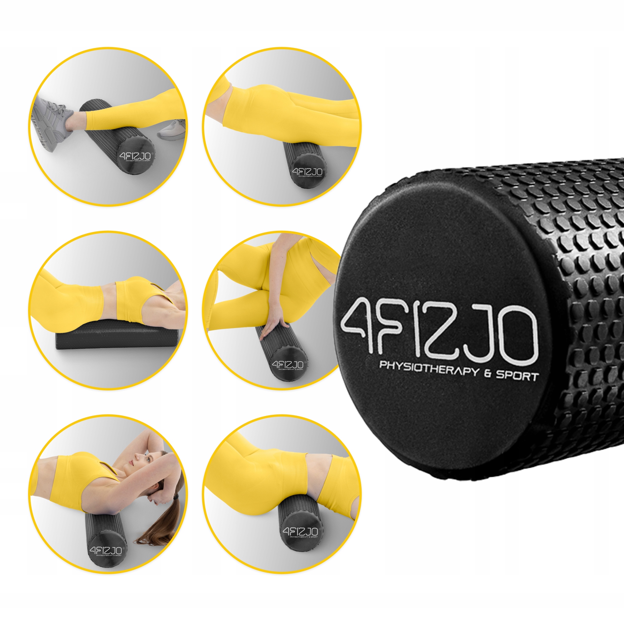 ROLLER DO MASAŻU ĆWICZEŃ WAŁEK CROSSFIT MASAŻER 45 Materiał dominujący pianka