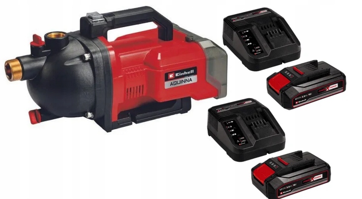 Einhell Akumulátorová Záhradná Pumpa Aquinna 36/30 Sada 2X 2,5 Ah