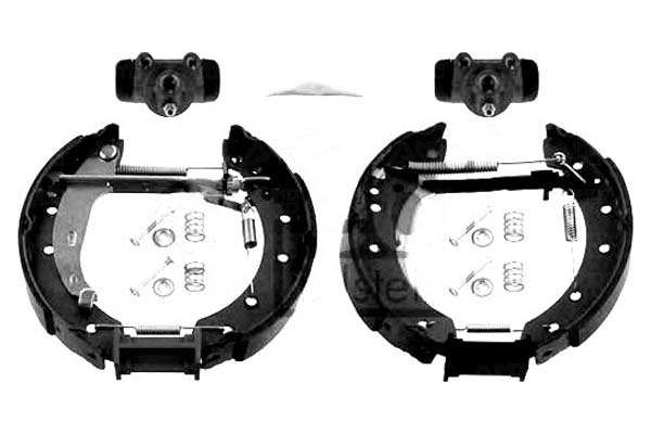 Febi Brzdové Čelisti Sada. Zadní Dacia Logan, Logan Asistent řidiče #28