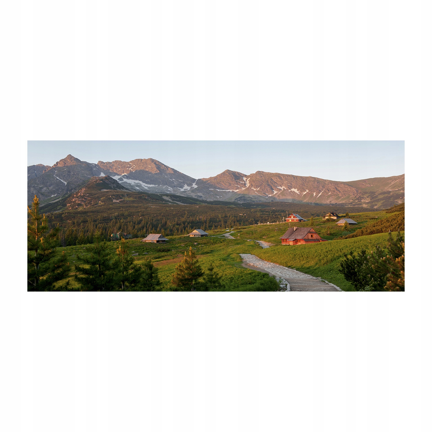 Fotoobraz sklo akryl Polana v Tatrách 125x50 cm