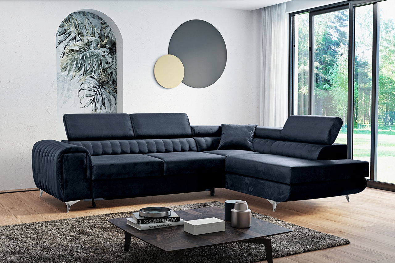 NAROŻNIK ROGÓWKA FUNKCJA SPANIA PLAMOODPORNY Marka Monedero