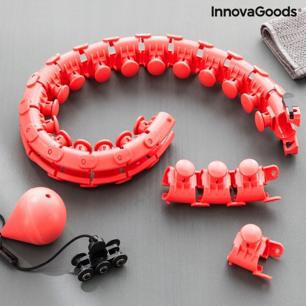 Regulowany HULA HOP z wypustkami z obciążeniem Cechy dodatkowe składane