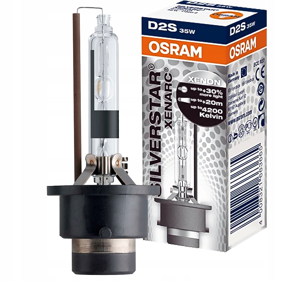 D2S Osram Silverstar Xenarc Žiarovka Horák Xenón Žiarovky Silné svetlo 35W