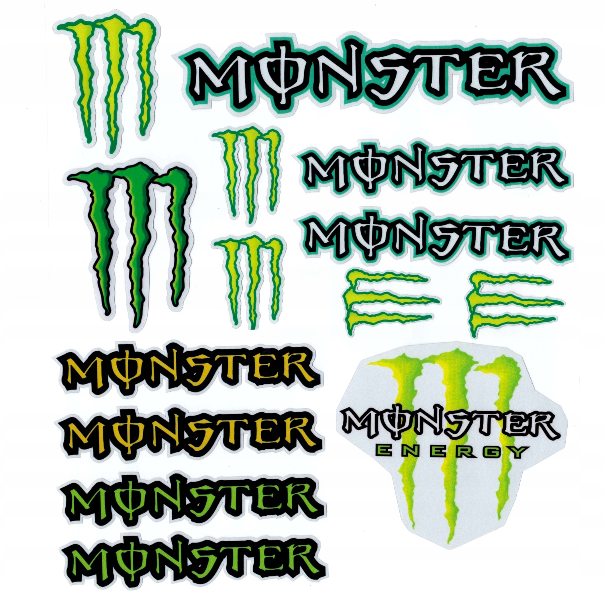 

Naklejki Na Motor Motocykl Rower Monster Zestaw