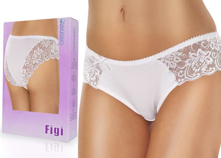 

figi majtki Gabidar 105 , Bawełna , Białe , S