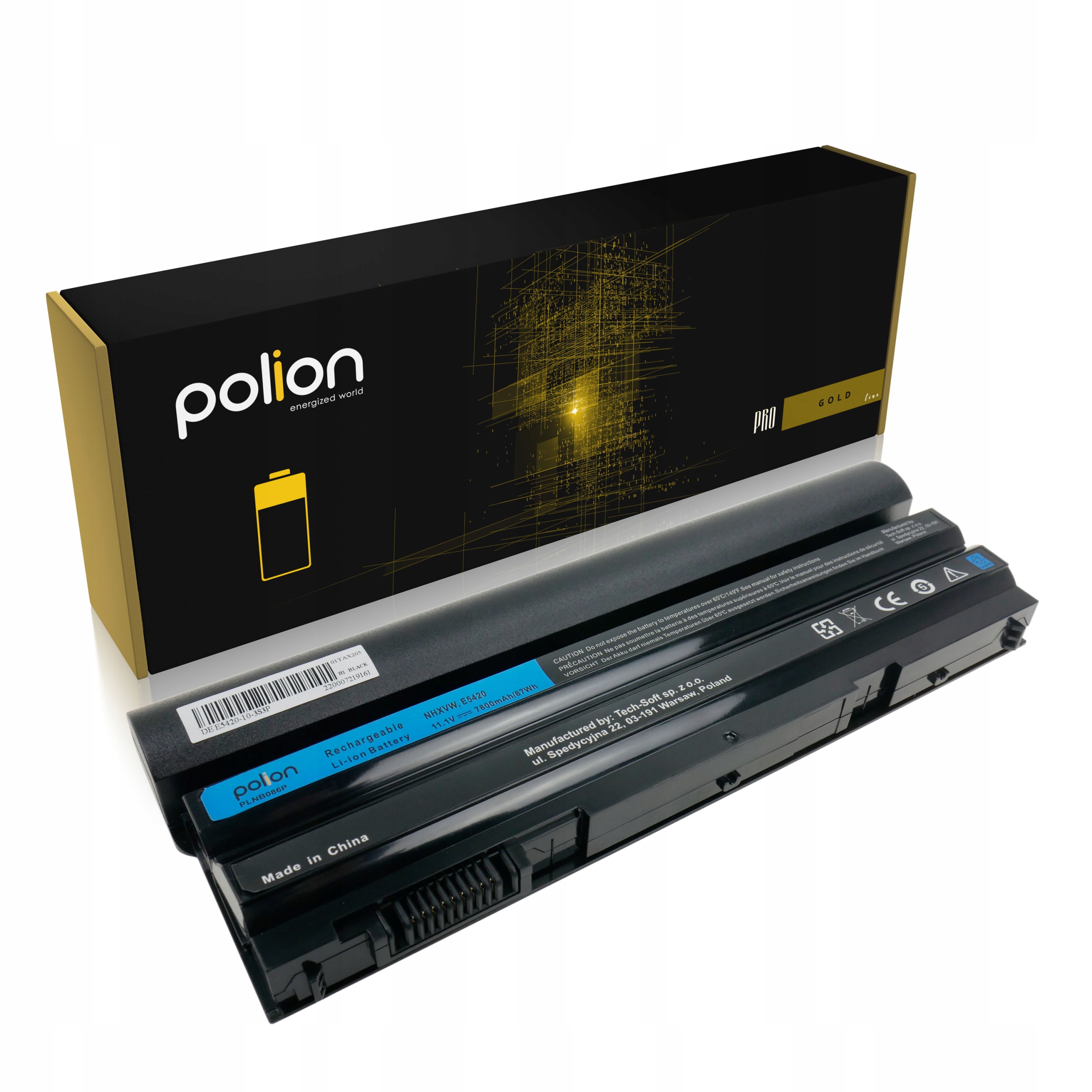 

Bateria Nhxvw do Dell ogniwa Samsung 7800mAh