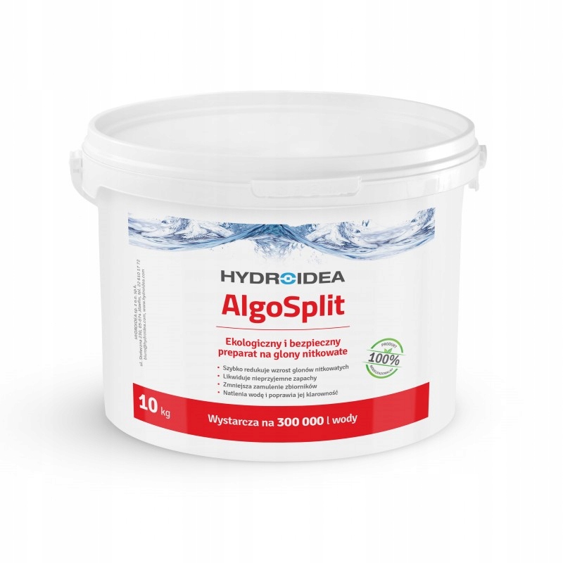 AlgoSplit 10kg BAKTERIE DO OCZEK WODNYCH