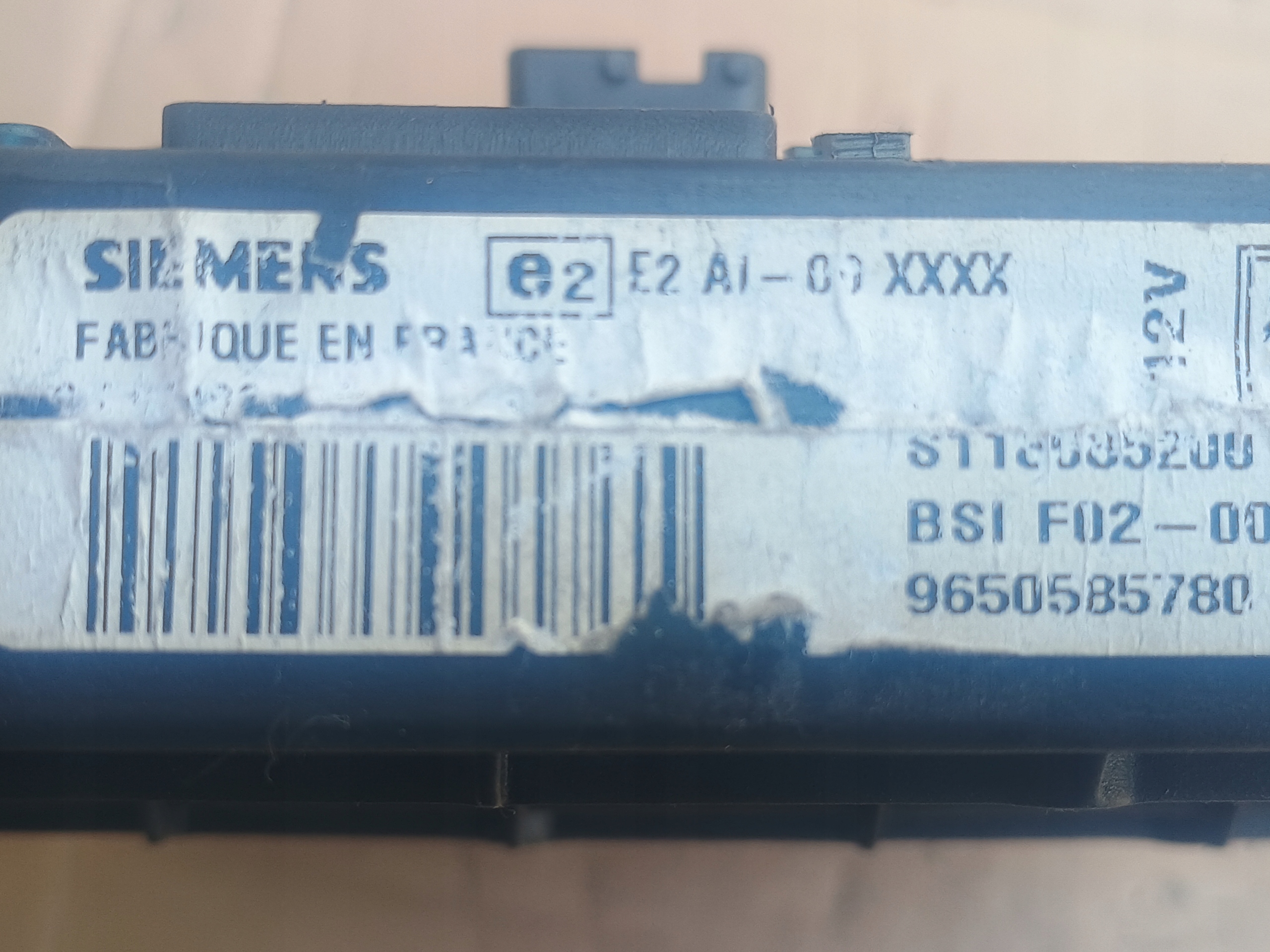 modulo BSI 9650585780 PEUGEOT 407 CITROEN C5