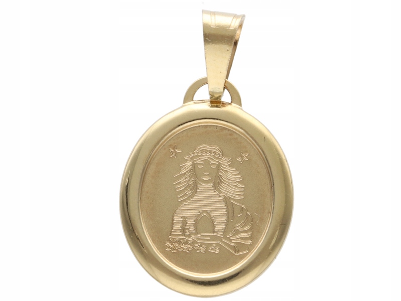 Zlatý přívěsek 585 panna znamení zvěrokruhu 0,98 g, módní vzor na řetízek