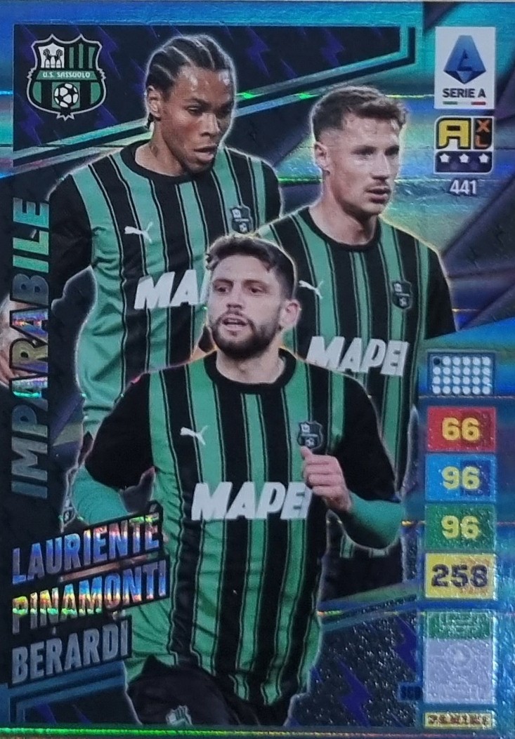 Calciatori 2023-24 Imparabile Lauriente Pinamonti Berardi Sassuolo 441