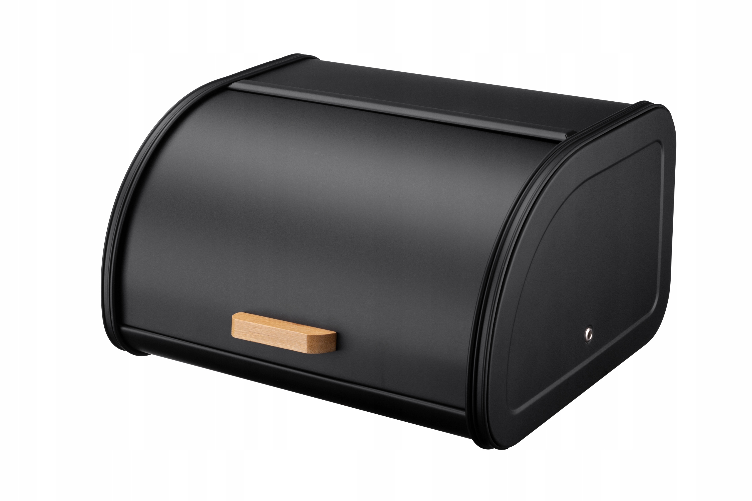 CHLEBAK POJEMNIK NA CHLEB BUŁKI PIECZYWO BESTO CZARNY MAT METALOWY