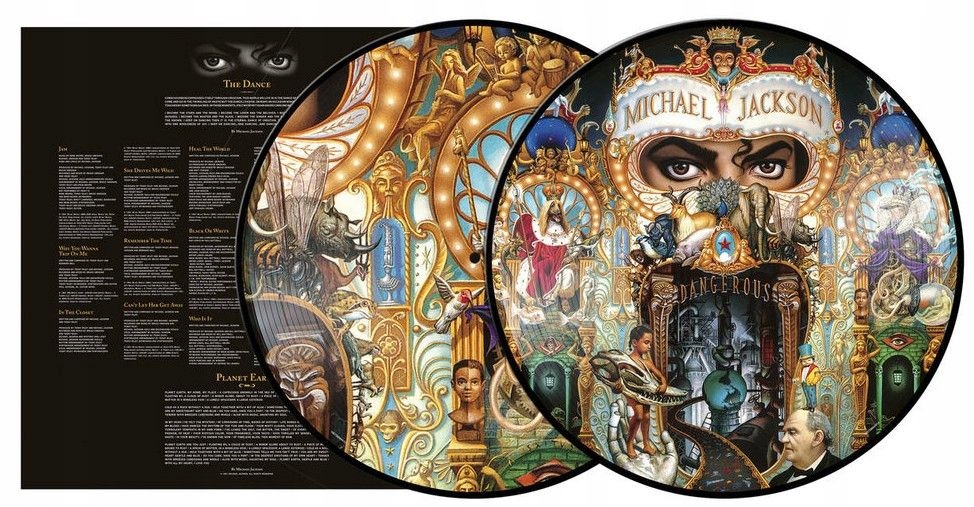 {{{ Michael Jackson Dangerous (2 Lp) Picture Disc