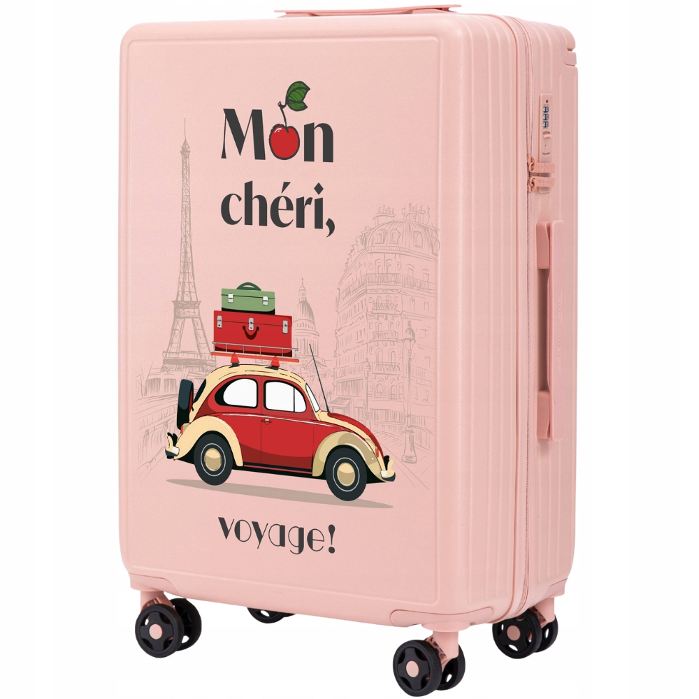 Cestovní kufr na 4 kolečkách střední cestovní zavazadlo XL tvrdý z Abs Wings