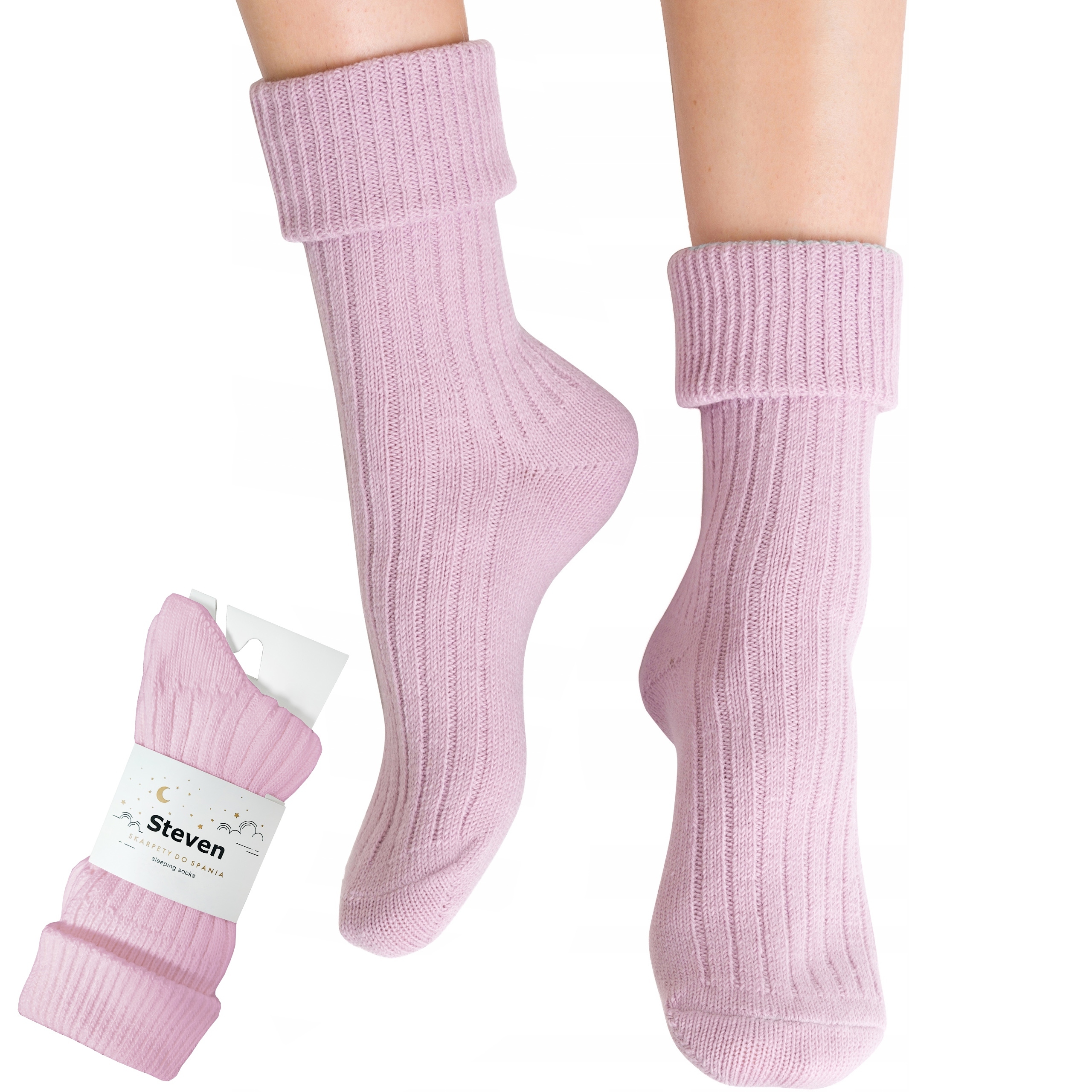 Ponožky Ponožky Steven silné ponožky na spaní s Vlnou 38-40