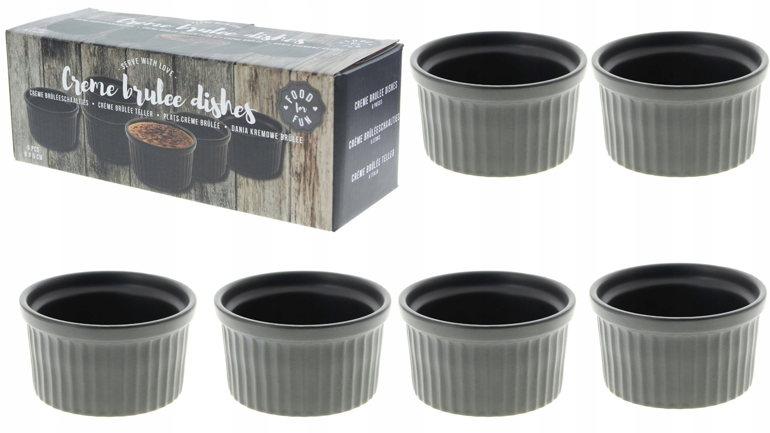 

Foremki 6x Miseczki Do Muffinek Creme Brulle