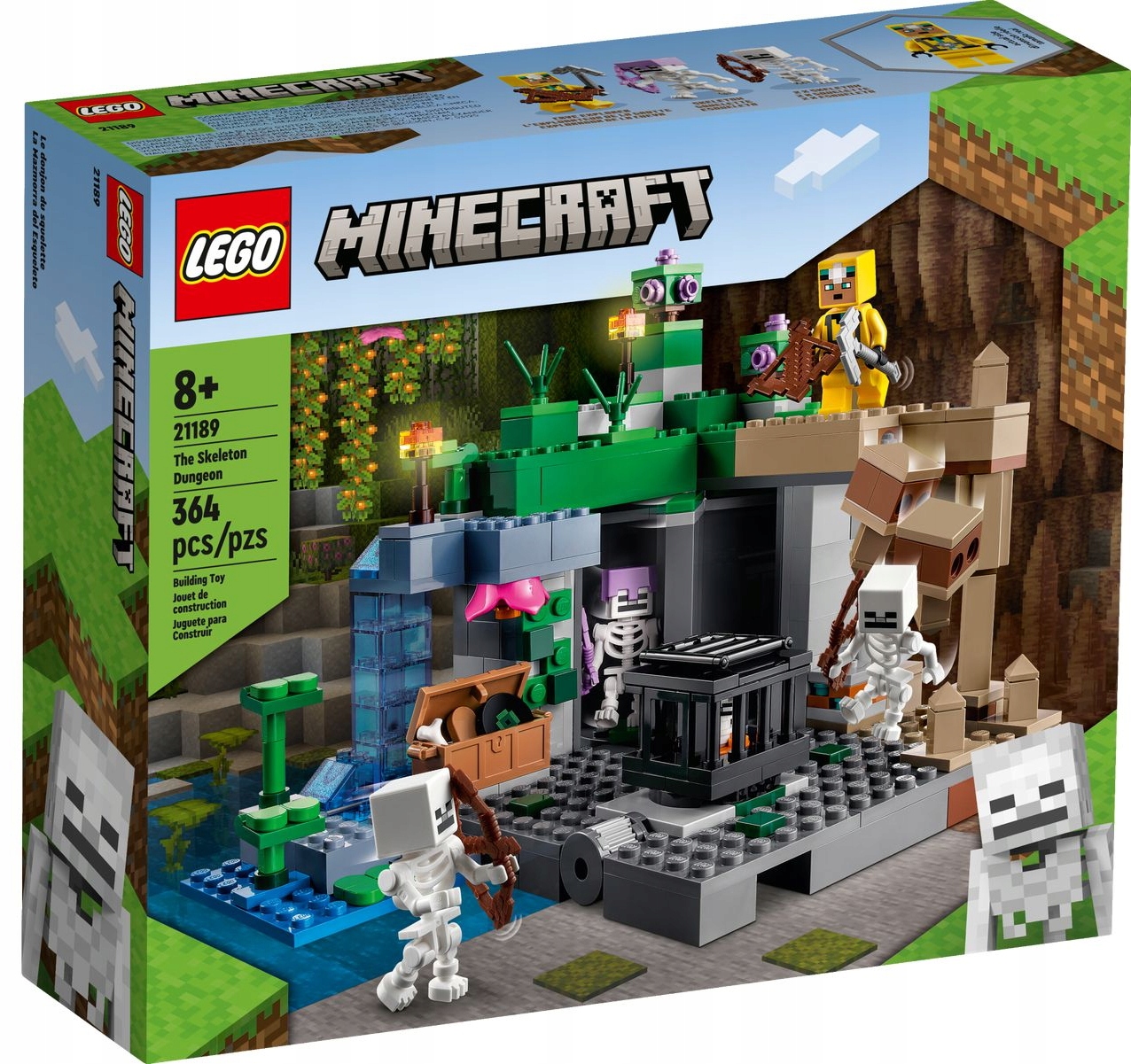 

Lego Minecraft 21189 Lochy Szkieletów, Szkielety