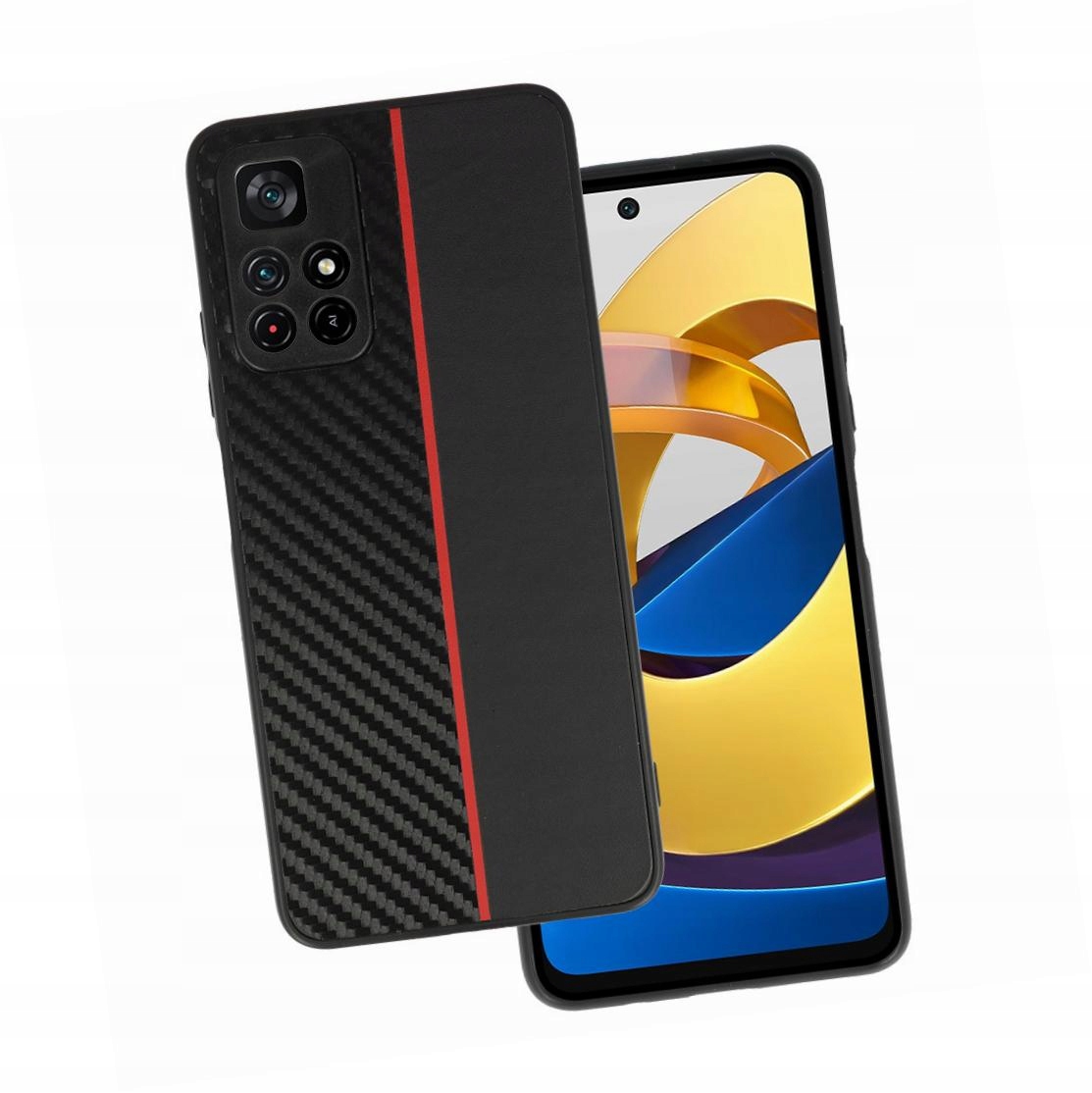 Etui Carbon Case do Xiaomi Redmi Note 11S 5G