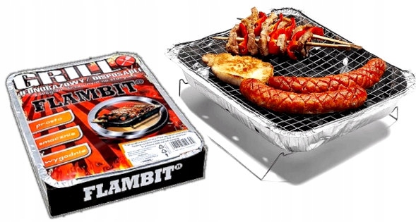 

Flambit Grill Jednorazowy Z Wkładem Węglowym