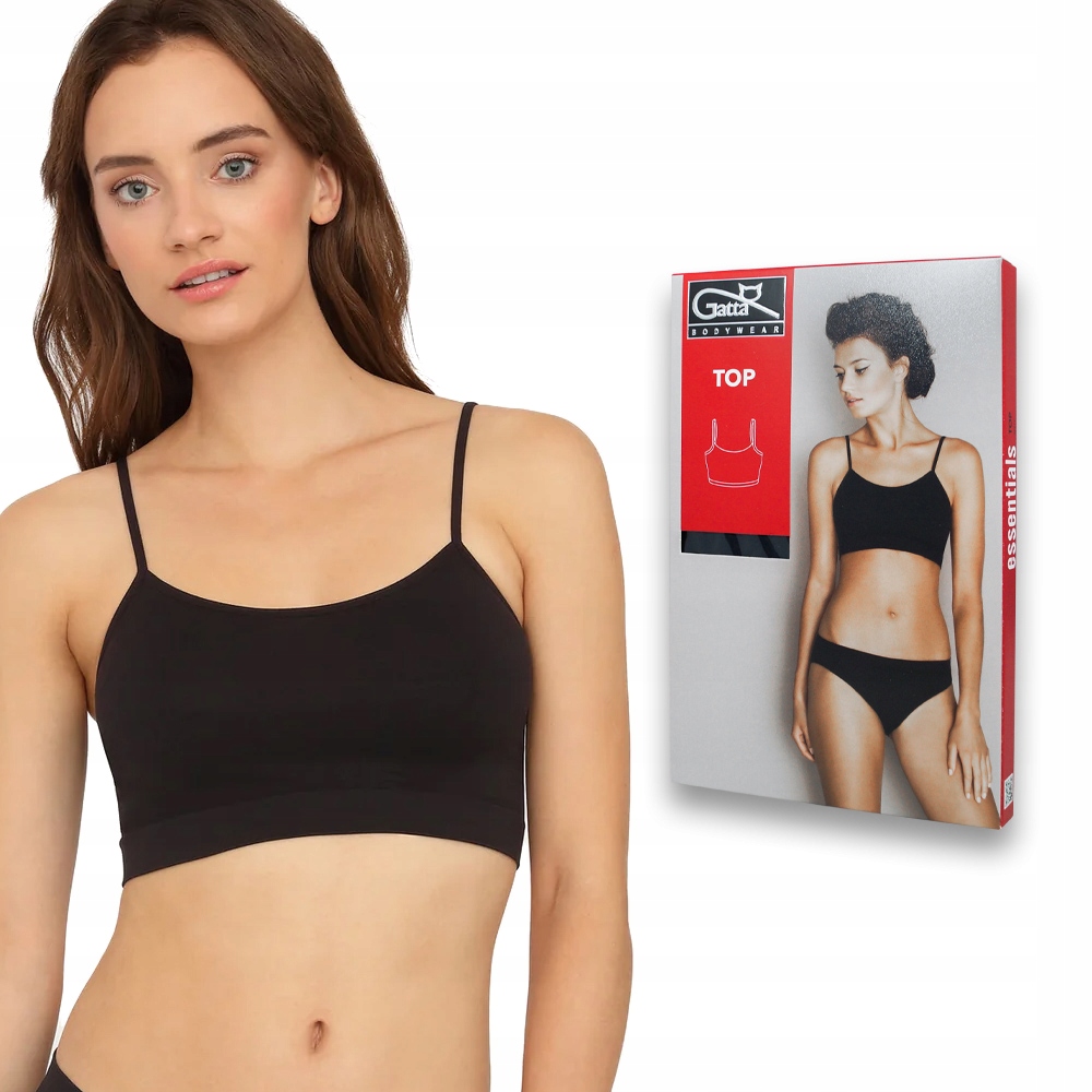 

Top na cienkich ramiączkach czarny Gatta Top r -XL