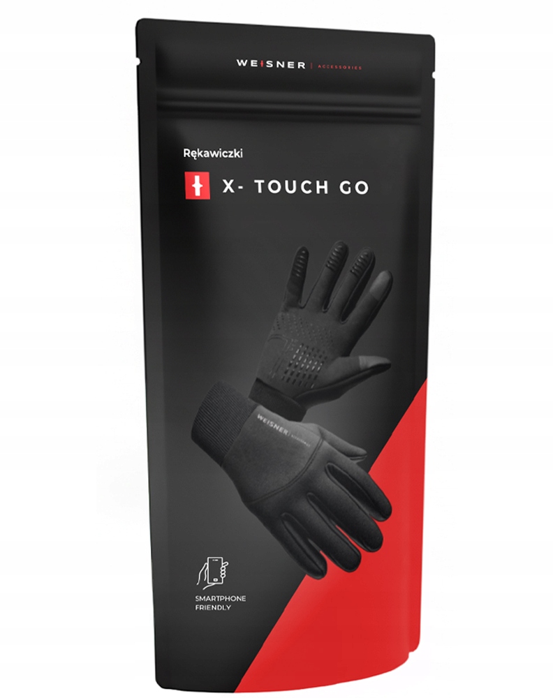 WEISNER GO | ЧОЛОВІЧІ ЧОРНІ РУКАВИЧКИ ЗИМОВІ ВЕЛОСИПЕДНІ ПРОТИКОВЗКІ ВЕЛОСИПЕДНІ