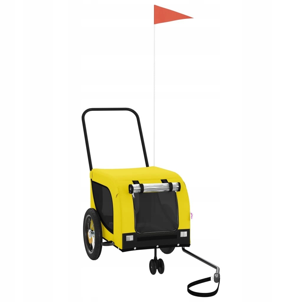 Levně Přívěs Na Kolo Pro Psa 30KG Odrazky Plachta