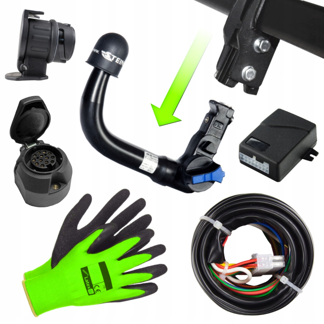 

Hak wypinany Vw Touran 2 II 5T od 15 Moduł 13 Pin